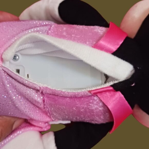 Disney Balerina Minnie Mouse Singing Sparkling Stuffed Animal13" With Glittery - Picture 8 of 12